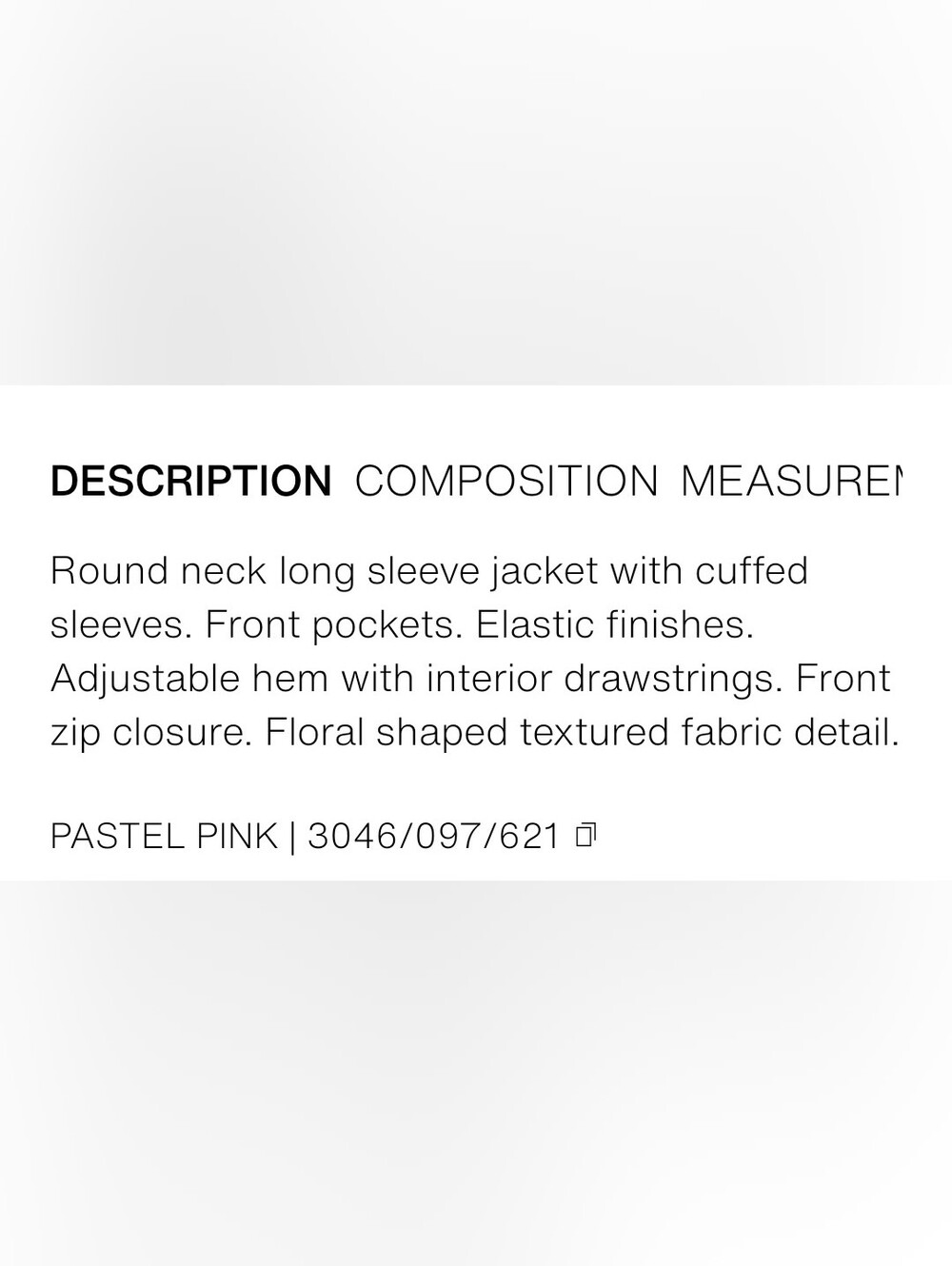 Zara Pink Textured Floral Bomber Jacket - Picture 9 of 12